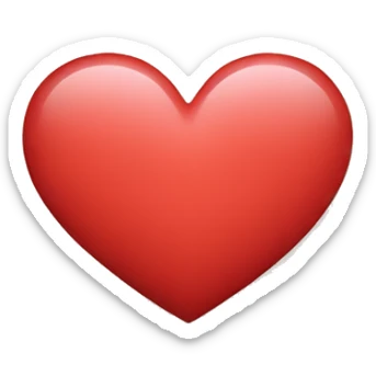 Heart sticker