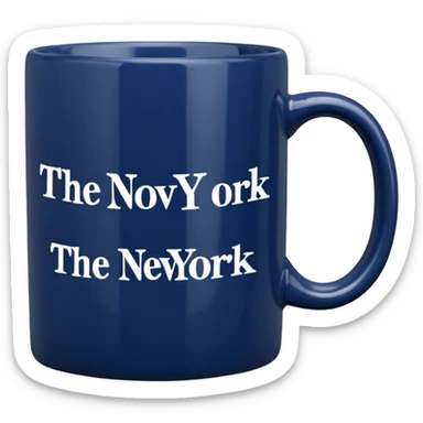 Mug lettering the newyork sticker