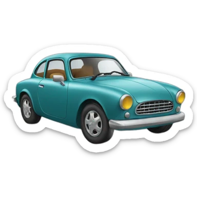 Super héros dans voiture sticker