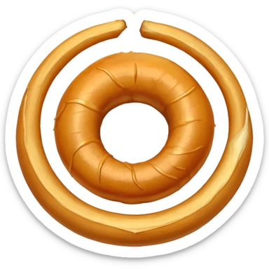 onion ring sticker