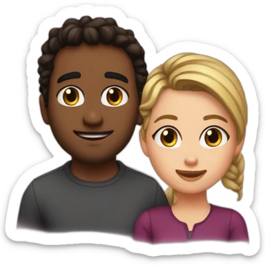 spenny and caitlin sticker