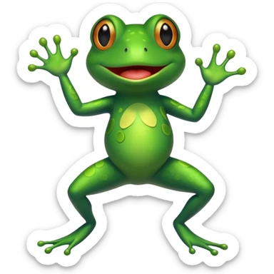create a dancing frog gif sticker