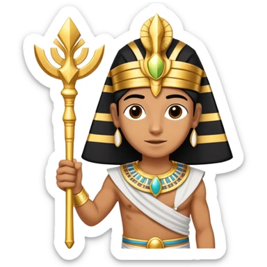 Me getting carried by Egyptians sticker