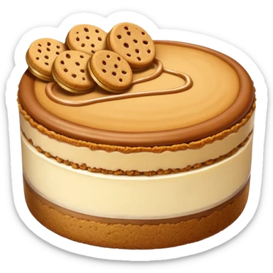 biscoff cheesecake sticker