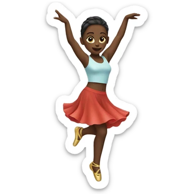 dance girl sticker