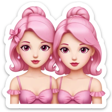 Pink coquettes  sticker