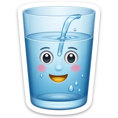 drinking cup sticker