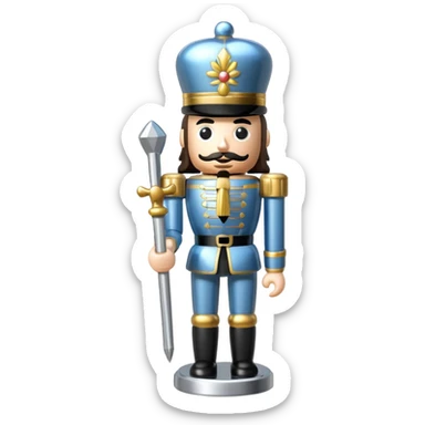 Metal Nutcracker sticker