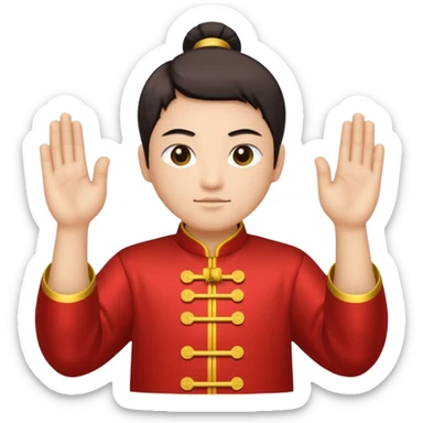 Chinese gong shou li sticker