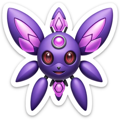 Genesect-Vikavolt-Venonat-fusion sticker