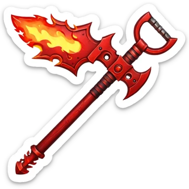 Blood of chaos in god of war  weapon sticker