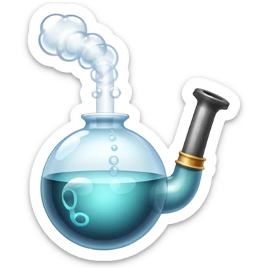 Smoking bubble pipe  sticker