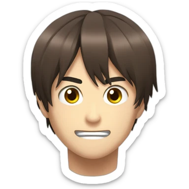 eren jaeger titan sticker