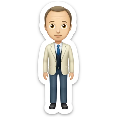 Friedrich Merz full body photorealistic picture 4k sticker