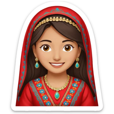 Azerbaijanian girl is crashing out  sticker