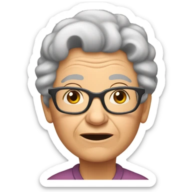 Grandma farted sticker