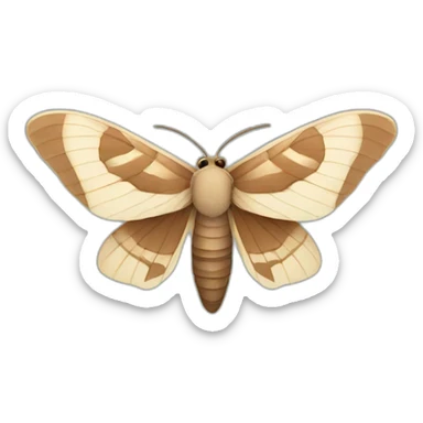 Moth sticker