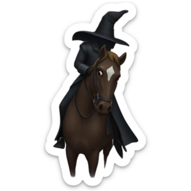 Headless Horseman sticker