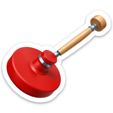 sink plunger sticker