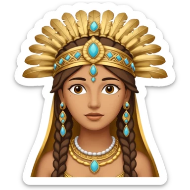diosa tanis cartaginesa sticker