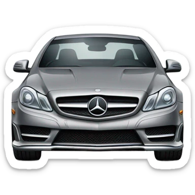 Grey Mercedes Benz Car sticker