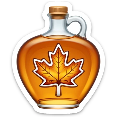 maple syrup sticker