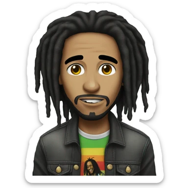 Emo with Bob Marley sticker