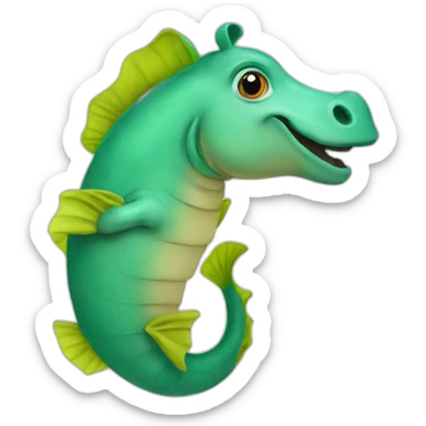 hippocampe sticker