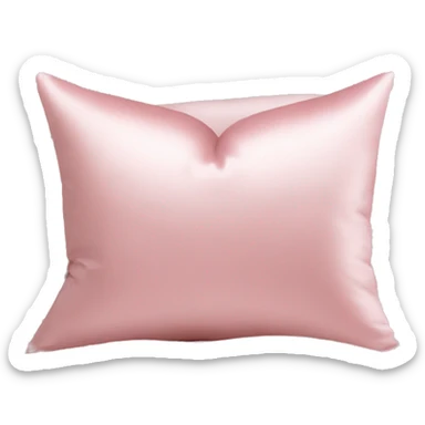 Light pink silk pillow sticker