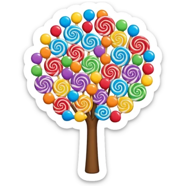 Lollipop Tree sticker