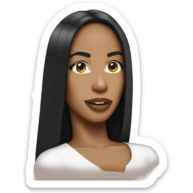 Aaliyah the R&b singer sticker