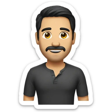 hombre rubio famoso  sticker