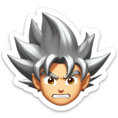 Goku from dragon ball z sticker