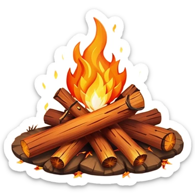 Campfire with sparks







































 sticker