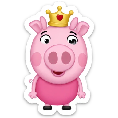 Peppa pig sticker