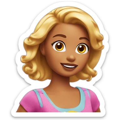 bibble from barbie sticker
