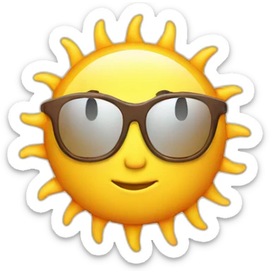 sun wise and smart sticker