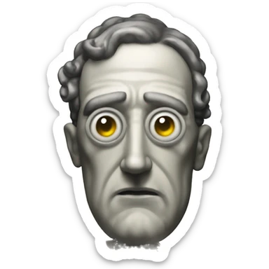 HP Lovecraft as a member of the Adeptus Mechanicus sticker