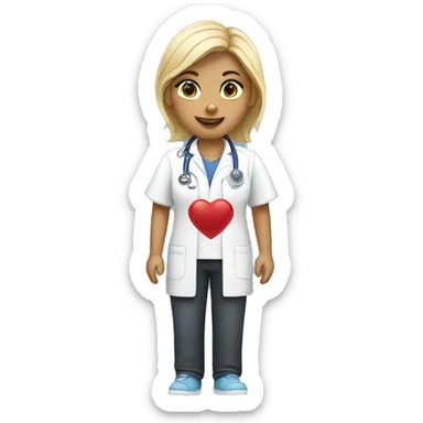 Cardiac sonographer sticker