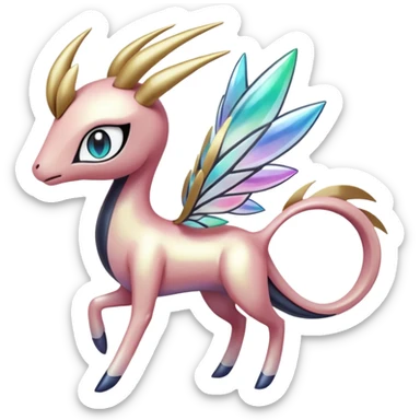 Meloetta-Palkia-Cresselia-Pokémon-Fakémon-fusion-hybrid-creature sticker