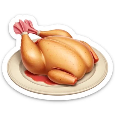 raw chicken sticker