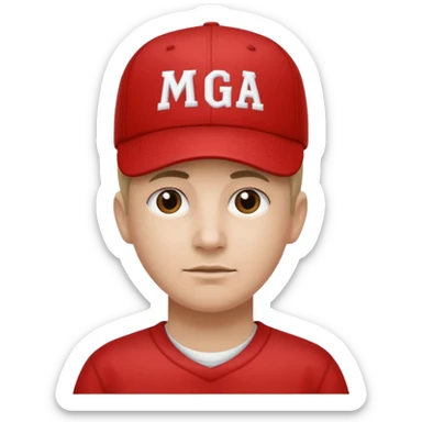 HAT with MAGA sticker