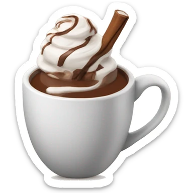 Hot chocolate  sticker