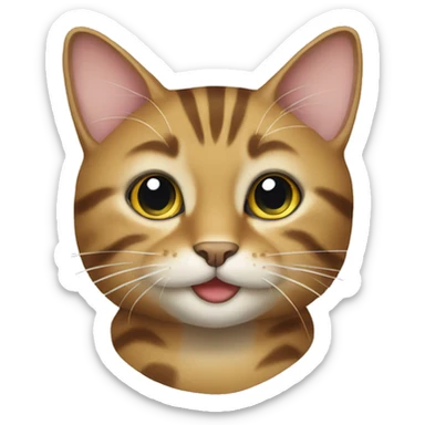 tabby cat  sticker
