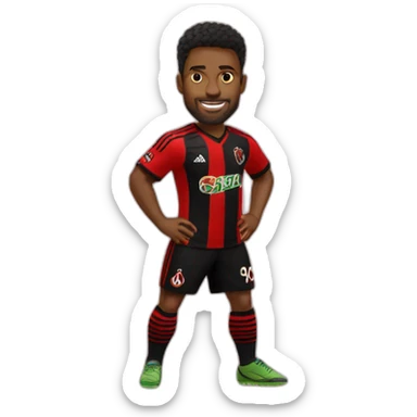 jogador do flamengo sticker