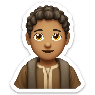 young shepherd with tunic and bear sticker