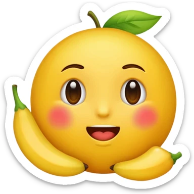 Un emoji qui pleure et qui sourit sticker