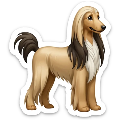 Afghan Hound sticker