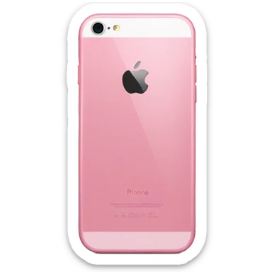 Pink iPhone  sticker