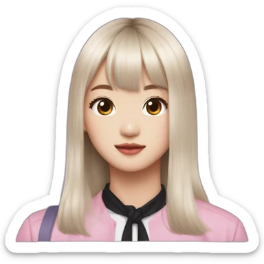 Kim Taehyung from BTS and Jennie Kim from Blackpink sticker